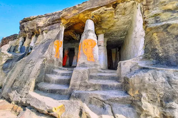 0010522 Silhara Caves, Anuppur district, Madhya Pradesh 077