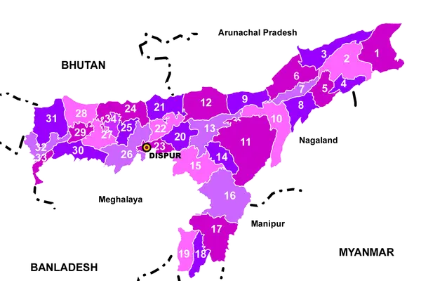 Assam Districts