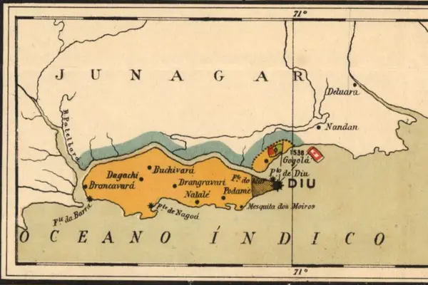 Distrito de Diu, India portuguesa