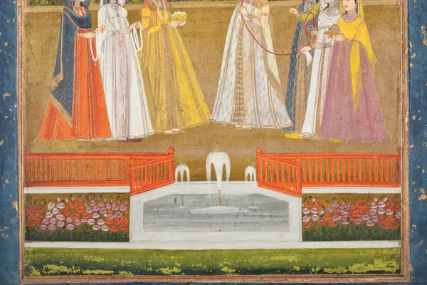 A Princess and Her Companions Enjoying a Terrace Ambiance LACMA M.2005.159 (2 of 4)