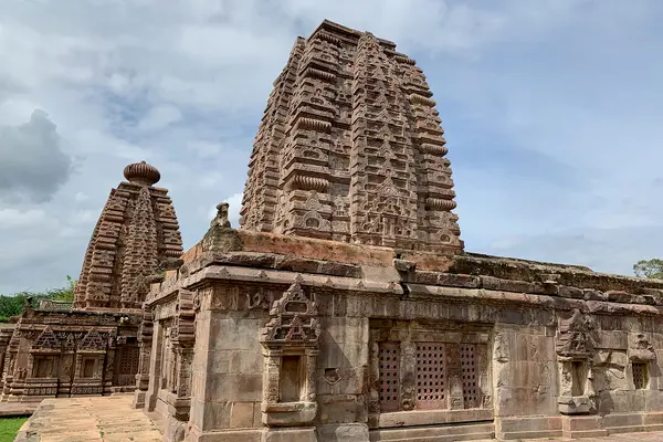 Vishwa Brahma (L) and Veera Brahma (R) Temples, Alampur, Telangana India
