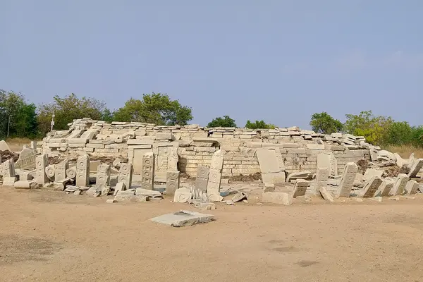 3rd century BCE to 7th century CE Sannathi Sannati Sonti ancient city archaeological site,