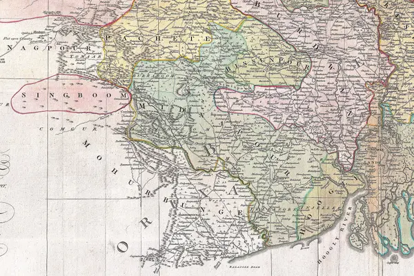Southwest Bengal, 1776, by Rennell