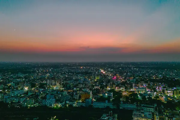Aerial view of Muzaffarpur