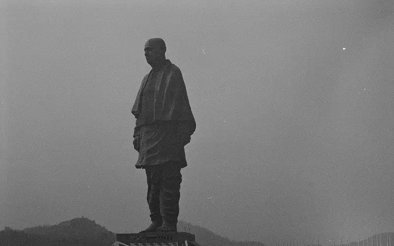 Full Length shot of The Statue of Unity