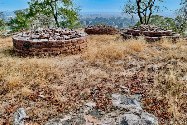 012092021 3rd century BCE Saru Maru Panguraria Buddhist site, Madhya Pradesh 092