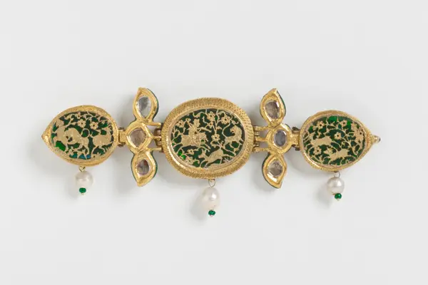 Turban Ornament (sarpatti) LACMA AC1995.16.2 (1 of 2)