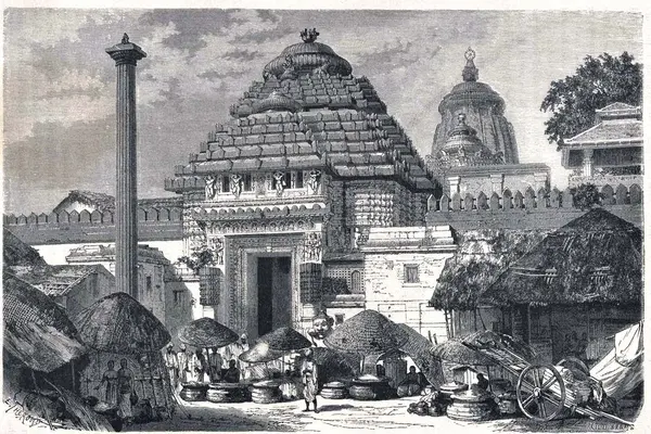 Puri Temple 1877 drawing