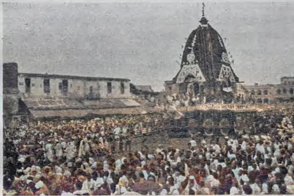 Jagannath Rath Yatra Puri from 1917