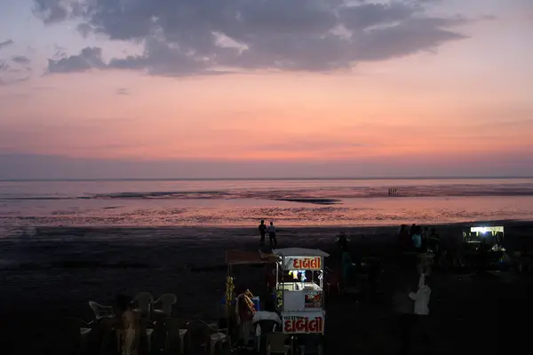 Tithal Beach Sun Set