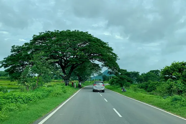 Palampet village and nearby farmlands, Telangana India - 1