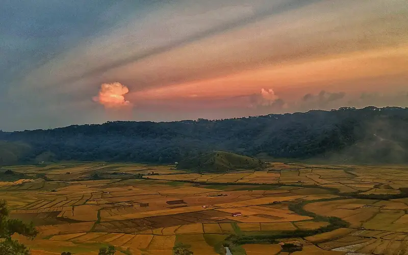 Sunset in Ladthlaboh, Jowai , Meghalaya India